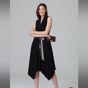 Joseph Ribkoff blk/vanilla dress style 201457 size 8